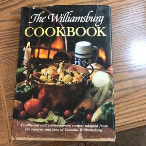 VTG 1971 The Williamsburg Cookbook hard dust cover